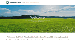 Desktop Screenshot of abundantlifemd.org